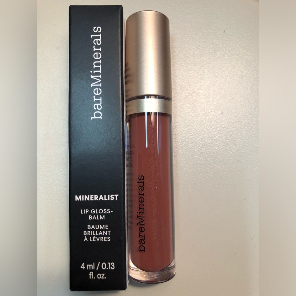 Bare Minerals Mineralist Lip Gloss Balm in Sincerity 4 ml/0.13 fl. oz. BNIB